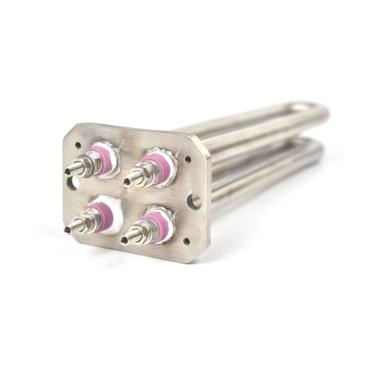 square immersion flange heater