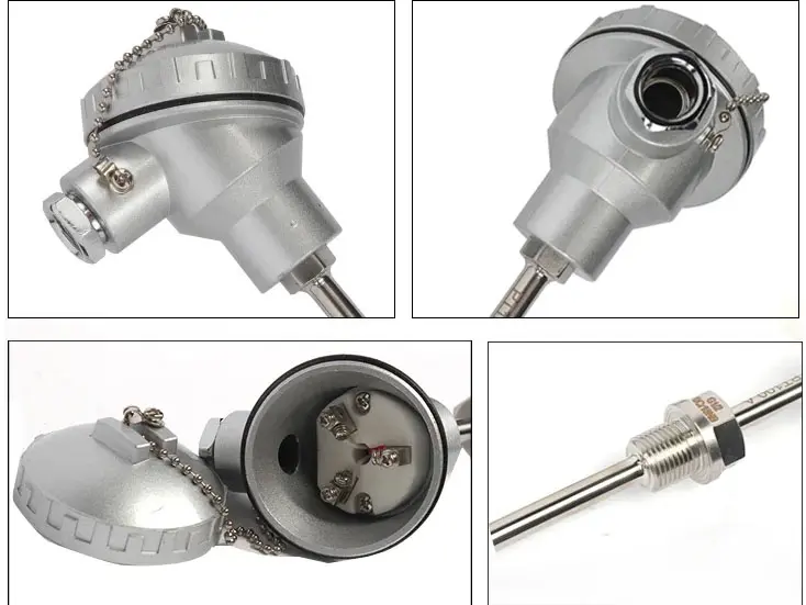 What material is the K-type thermocouple made of?