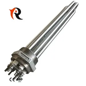 China manufacture 380v 9kw industrial water electric oil immersion heater