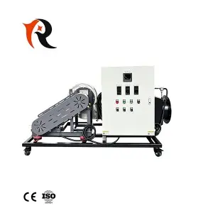 Air duct heater for heating the factory