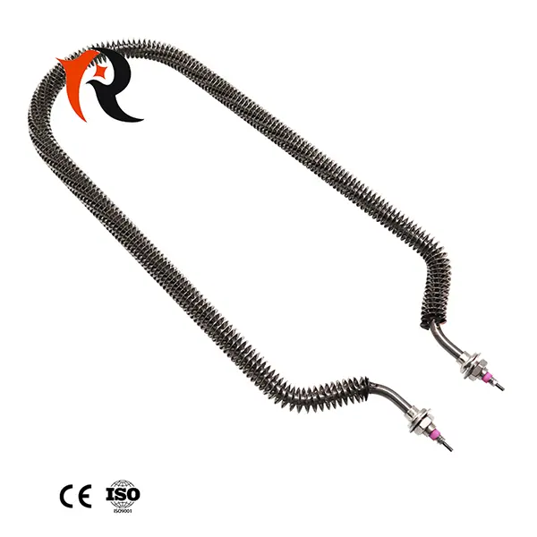 Electric finned tubular heater