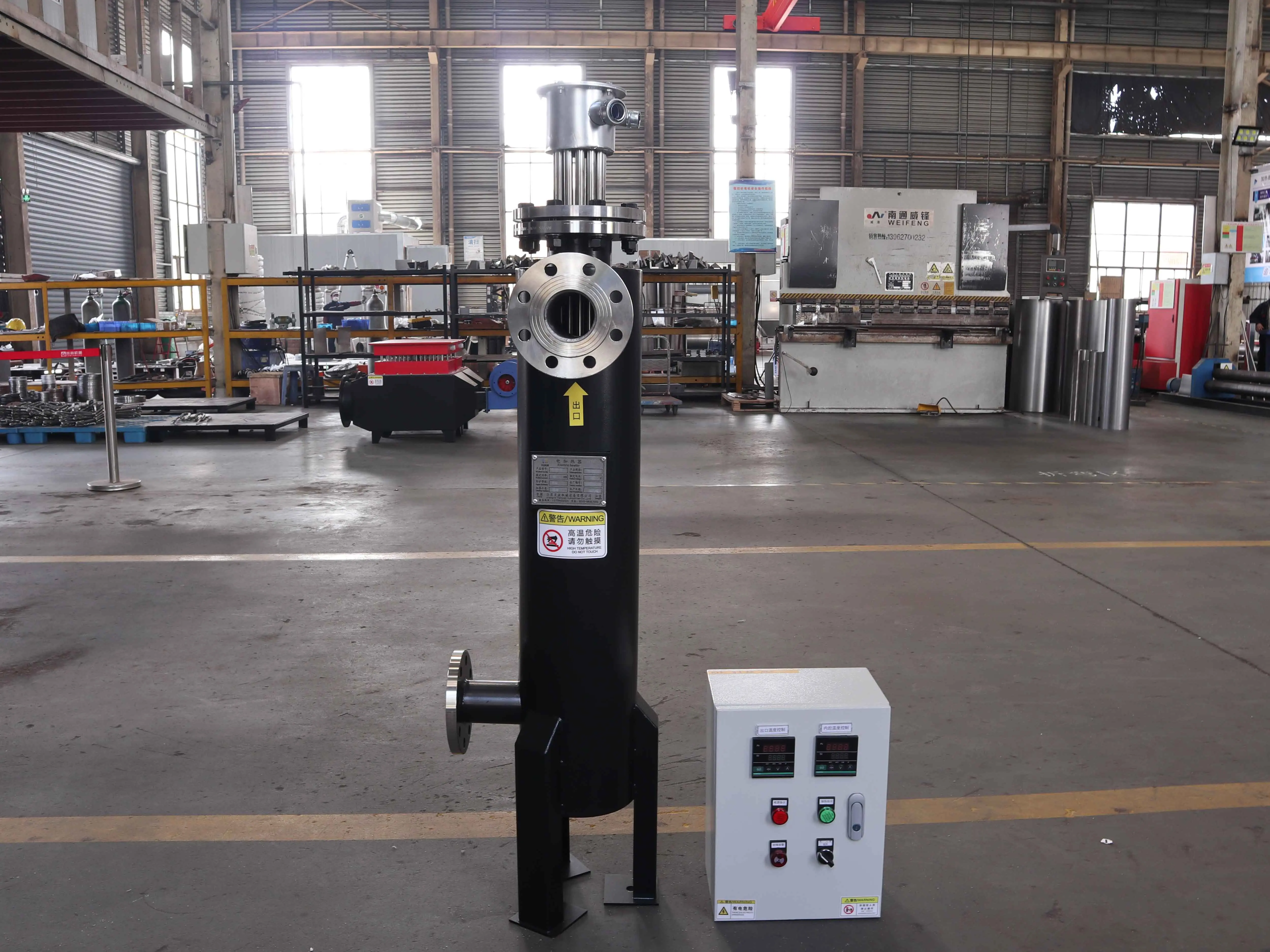 echnical characteristics of air pipeline heater