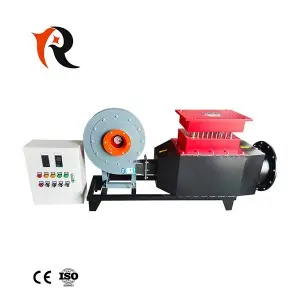 Air duct heater for flue gas heating