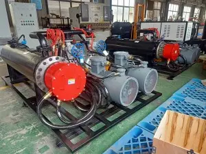 Explosion-proof gas pipeline electric heater
