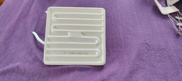 Electric flat type ceramic infrared heating plate