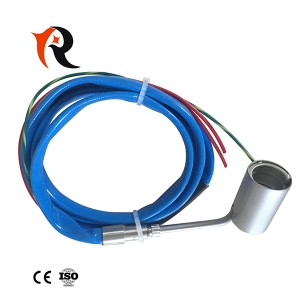 Electric 230V 600W straight hot runner coil heater with thermocouple