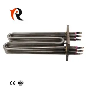 220V 240V square immersion flange heater for liquid heating