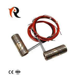 Stainless steel nozzle heater spring hot runner coil heater with thermocouple