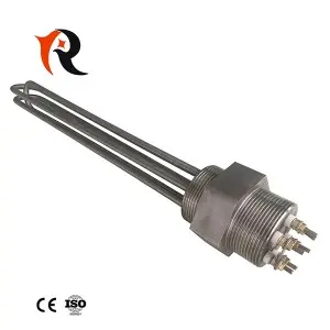 380V Steaming Machine Flange Heating Element Electric Heater Tube for Steam Boiler