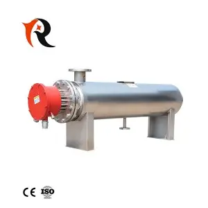 Stainless steel 304 inline water heater in pharmaceutical industry