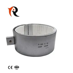 ceramic band heater for spraying melting cloth extruder