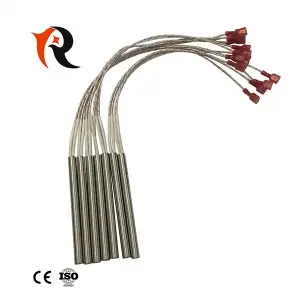 Split stainless steel cartridge heater