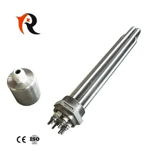 China manufacture 380v 9kw industrial water electric oil immersion heater