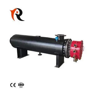 Chemical reactor pipeline heater