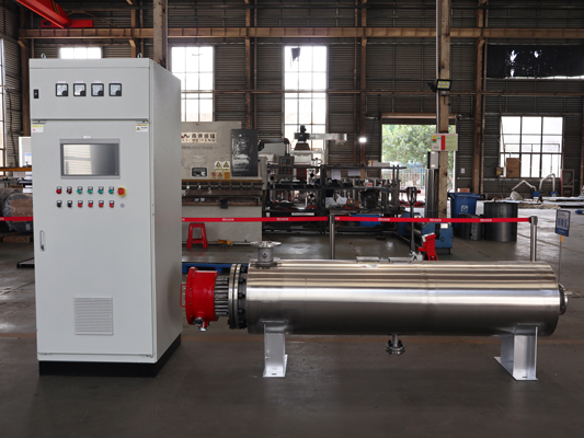 Stainless steel industrial water heater