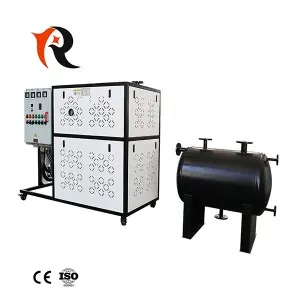 High effcient electric thermal oil heater for reactor heating