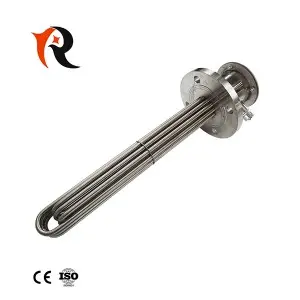 380V 24KW 3phase flange immersion oil tubular heater