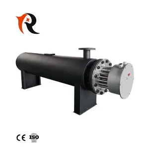 Industrial electric high pressure pipeline inline air heater
