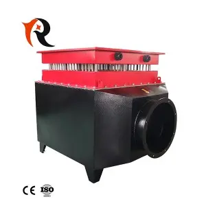Duct heaters are used in mines