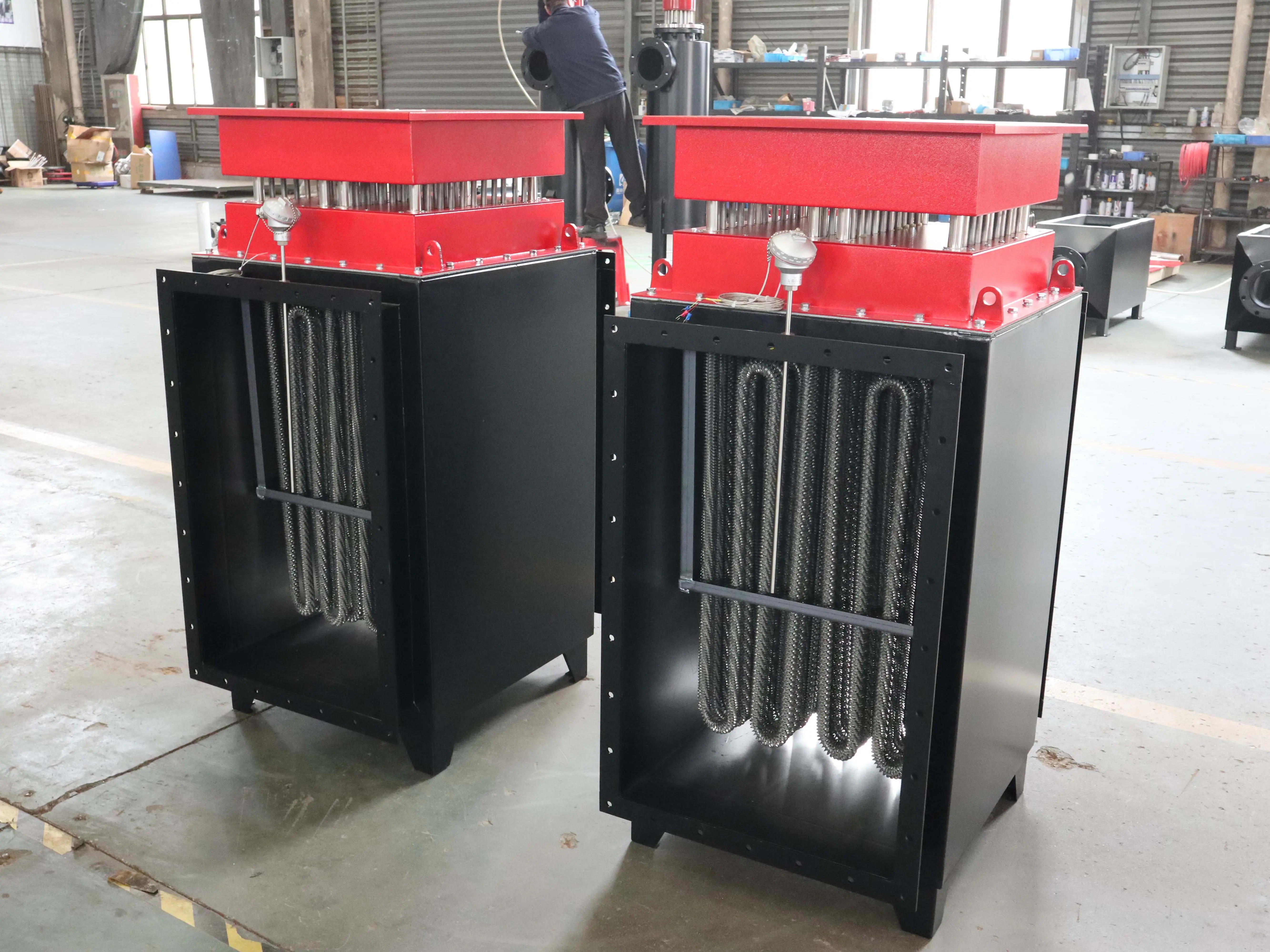 Inspection steps for air duct heater