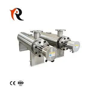 Pipeline Heater for High-Temperature Flue Gas Heating