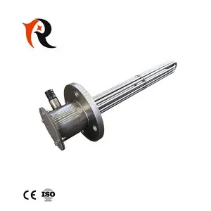 Industrial 30KW stainless steel 316 water immersion heating element with flange