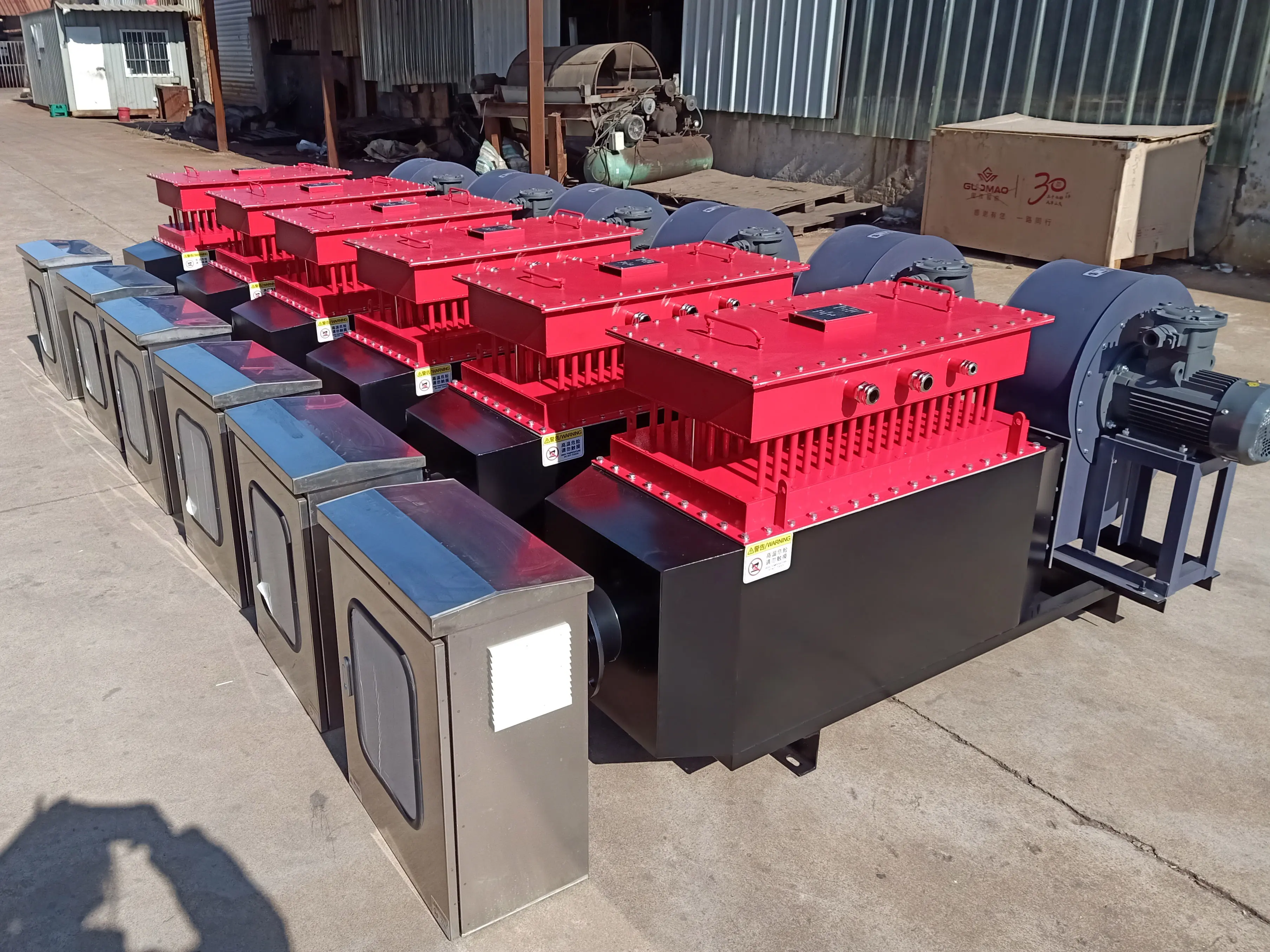 How does a special heater for drying rooms improve baking efficiency?