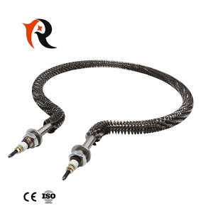 Electric Customized stainless steel Finned Heating element for Dry Burning