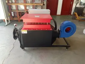 Exhaust gas treatment heater