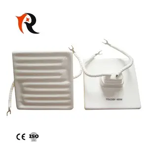 400V 245*60mm 650W Electric Far Infrared Ceramic element heater for thermoforming