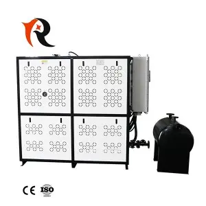 Roller thermal oil heater