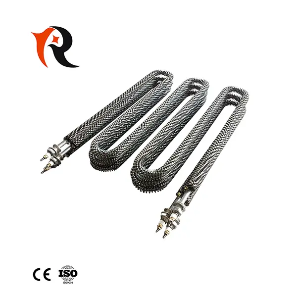 Customized 220V 380V Industrial Finned Heating Tube for Air Ducts Featured Image